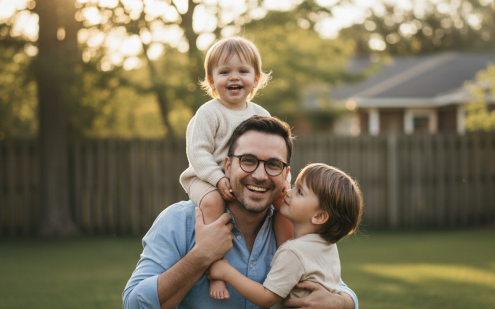 Family enjoying time together outdoors